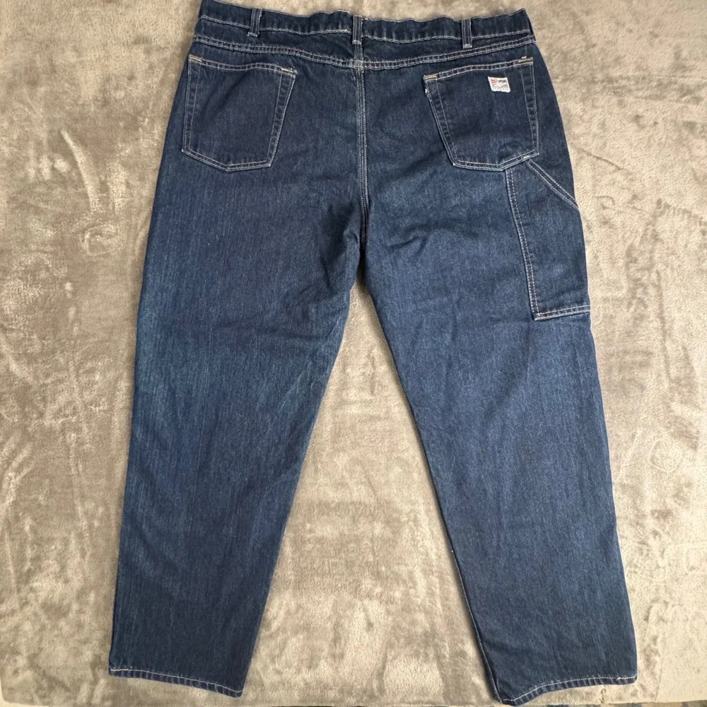 Tyndale FRMC Flame Resistant Carpenter Jeans Mens W42‎ L30 Workwear Dark Wash